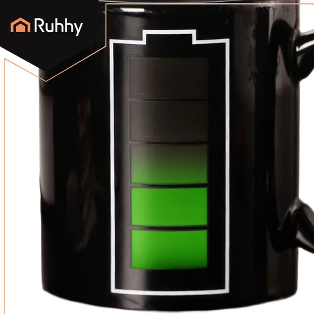 Ruhhy Tasse Kaffeetasse Zauberbecher 330 ml, 1-tlg., Keramik, Kreative Geschenkidee für Freunde, Familie oder Kollegen