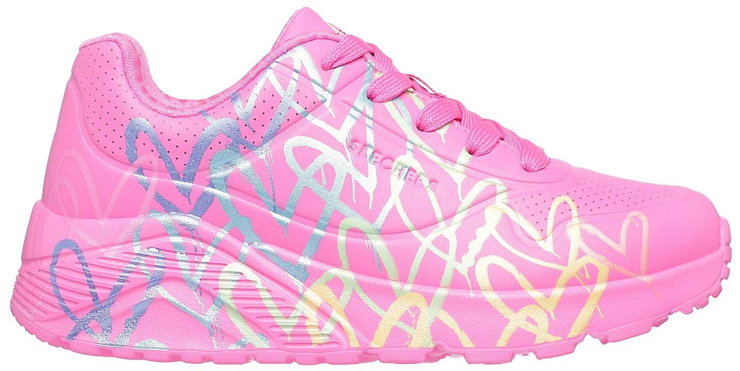 Skechers Skechers Uno Lite Metallic Joy Pink HPMT Sneaker