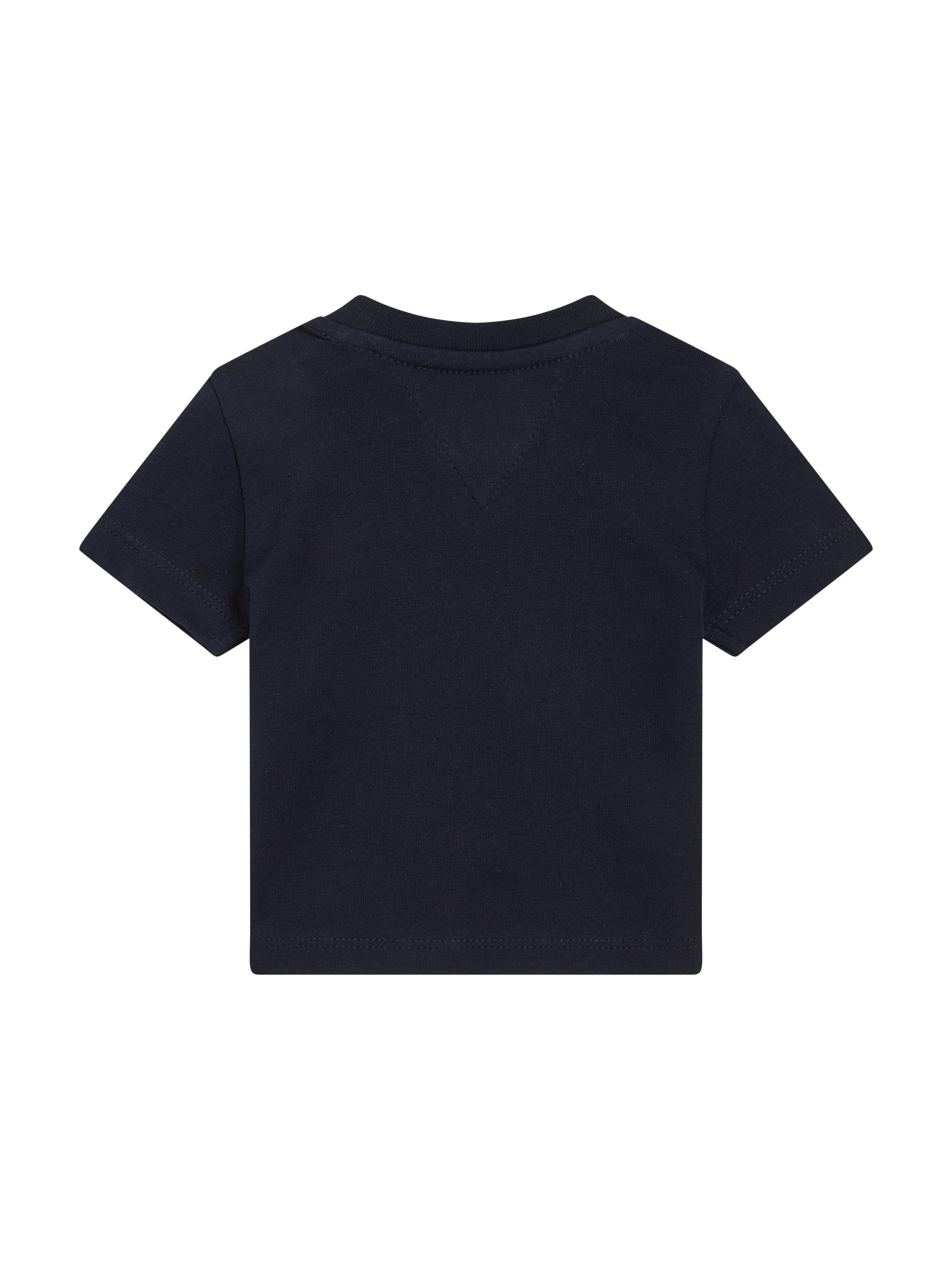 Sky T-Shirt LOGO TH BABY großem S/S Tommy Desert TEE Hilfiger Logo mit
