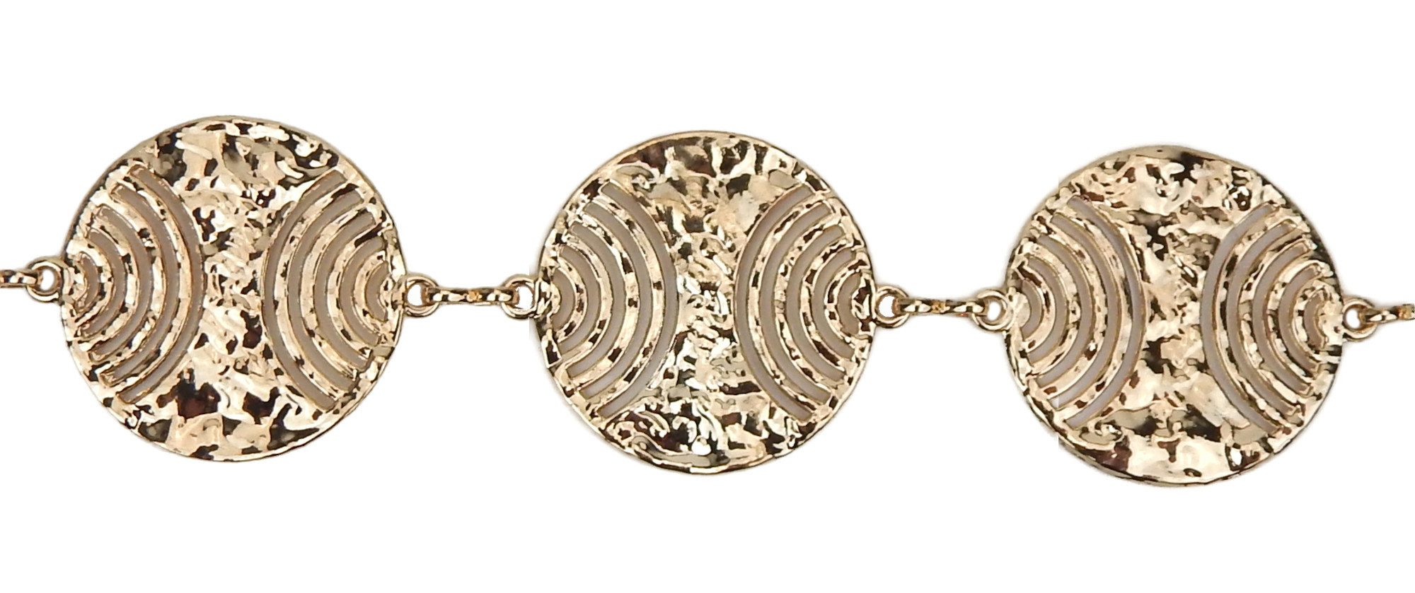 Ella Jonte Kettengürtel gold Ringe 60er 70er Ketten Gürtel verstellbar Vintage