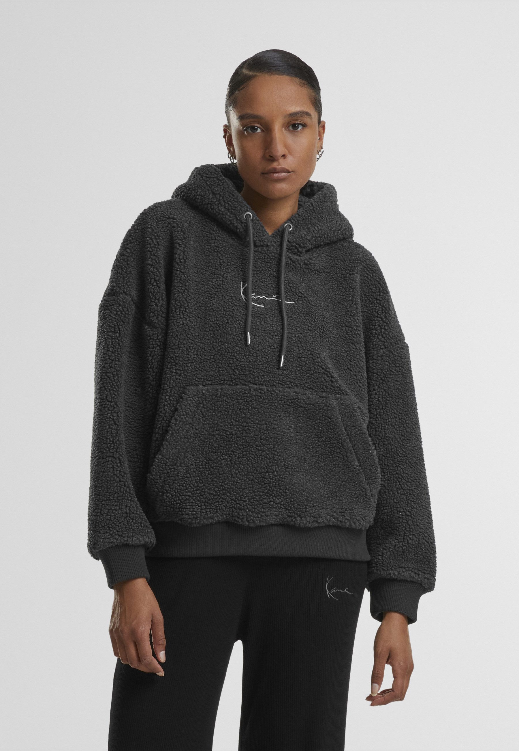 Karl Kani Kapuzenpullover Karl Kani Karl Kani Metal Signature Teddy Os Hoodie (1-tlg)