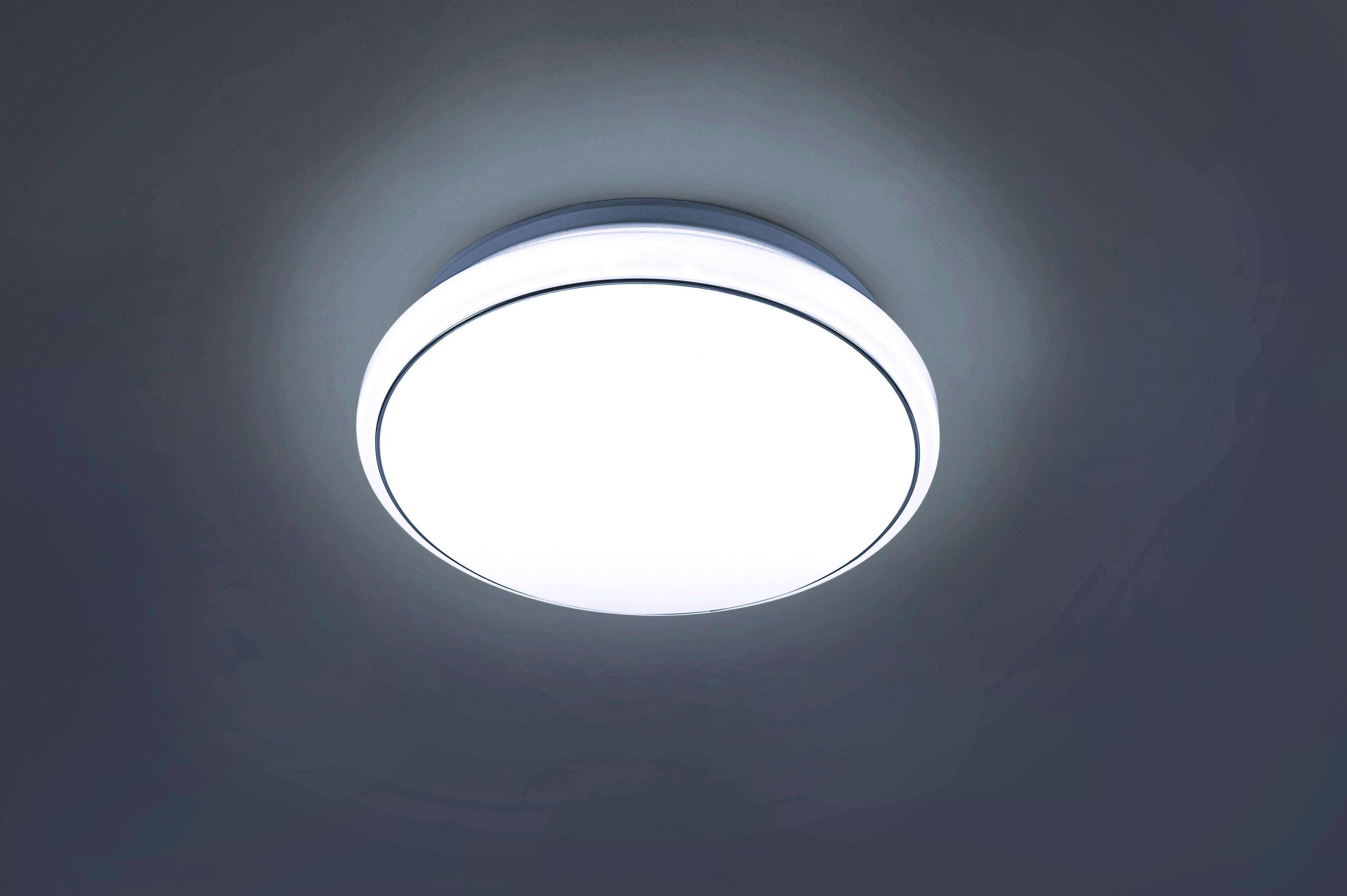 JUST LIGHT Deckenleuchte JUPITER, Dimmfunktion, Memoryfunktion, mehrere Helligkeitsstufen, LED fest integriert, Neutralweiß, Tageslichtweiß, Warmweiß, 3-Stufen CCT - Farbtemperaturregelung (3000K/4000K/5000K)
