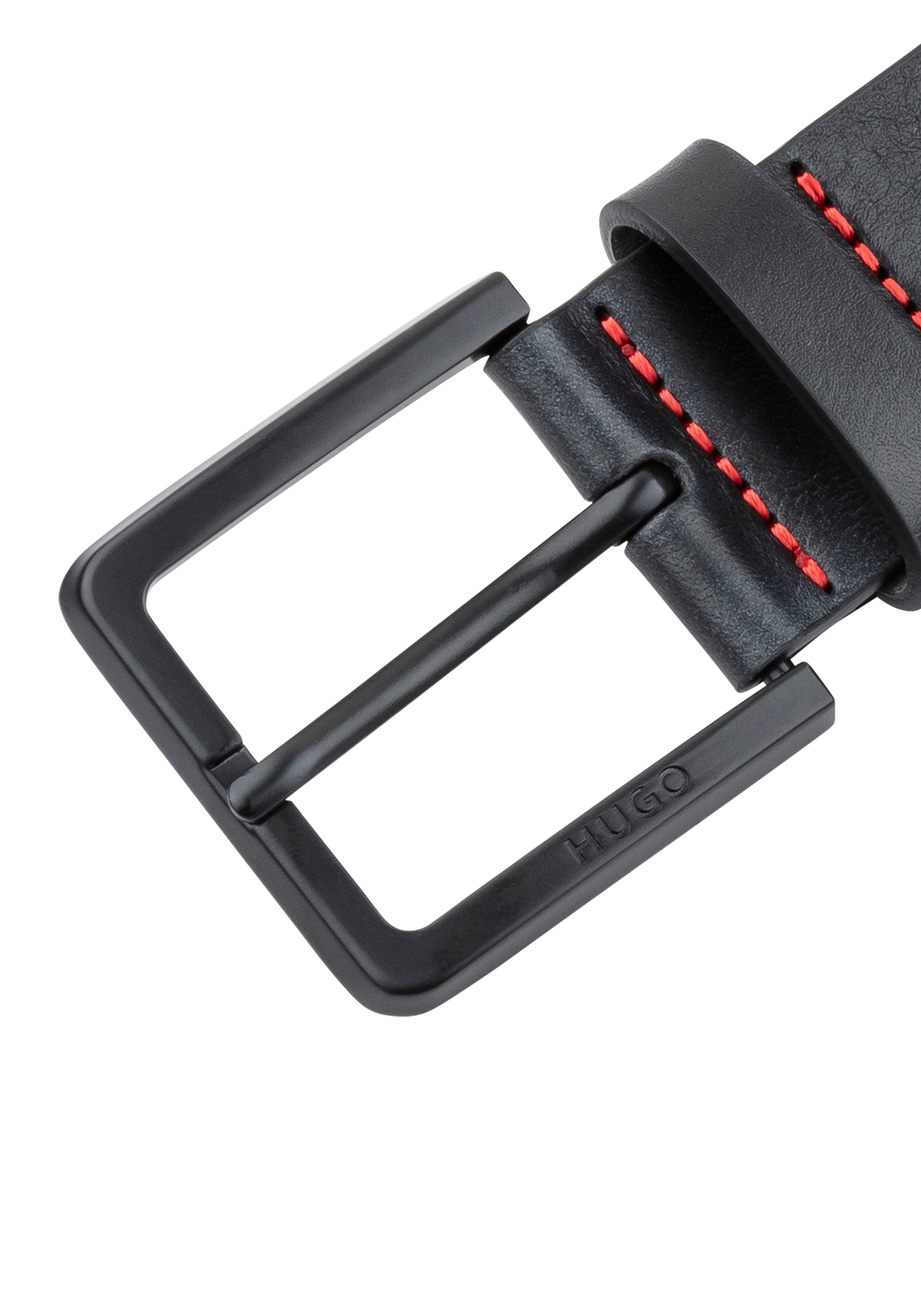 HUGO Ledergürtel Gionio-HUGO-Pr_Sz35 mit BOSS-Schriftzug günstig online kaufen