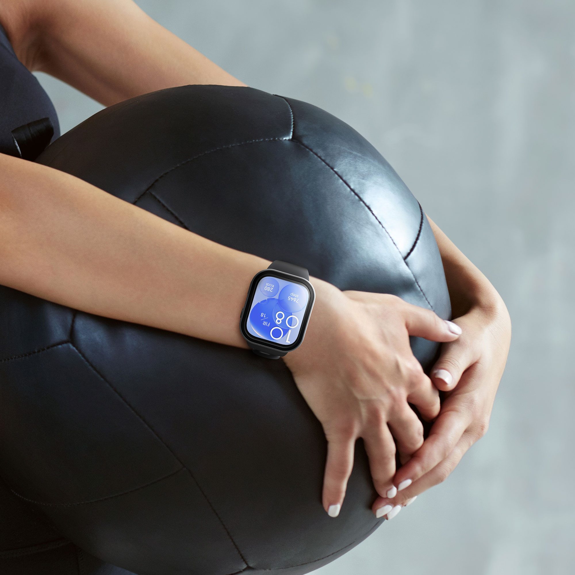 kwmobile Smartwatch-Hülle 2x Glas Hülle für Huawei Watch Fit 3, Schutzhülle Fullbody Fitnesstracker Case Set aus Glas