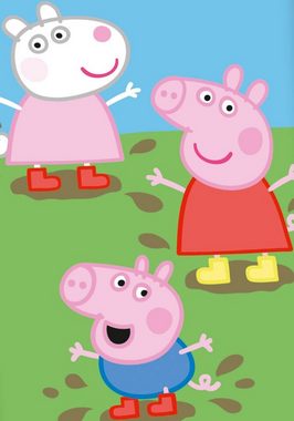 Kinderbettwäsche Herding Peppa Pig Wutz - Bettwäsche-Set, 135x200 und Handtuch, 75x150, Peppa Pig, Baumwolle, 100% Baumwolle