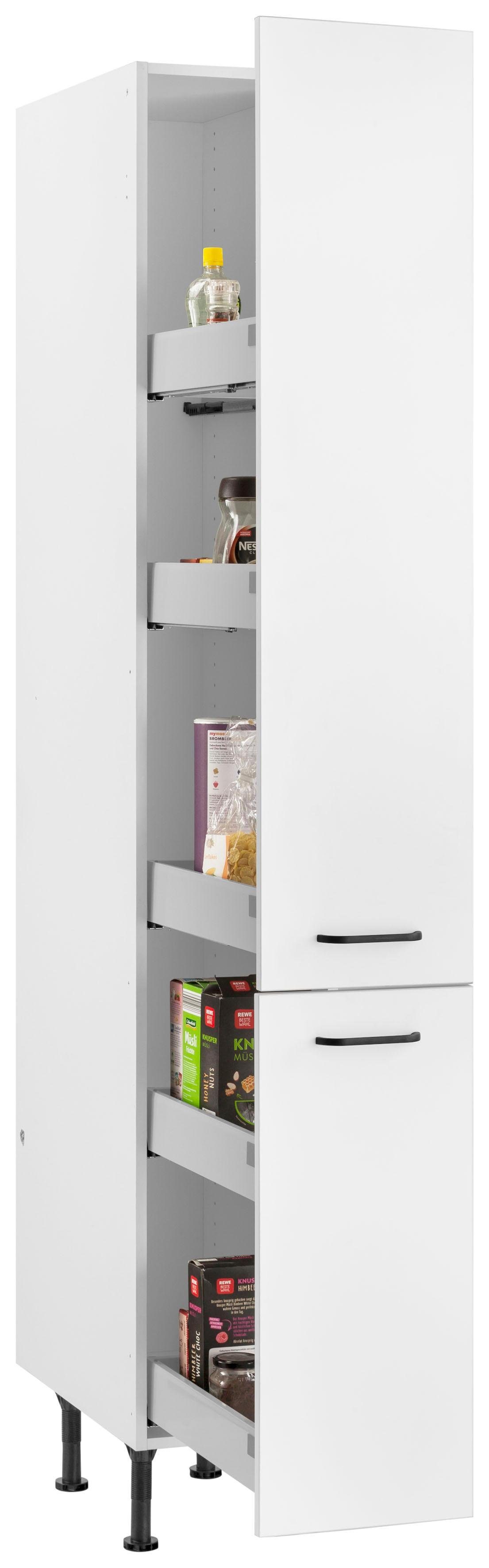 OPTIFIT Apothekerschrank Elga mit Soft-Close-Funktion, höhenverstellbaren Füßen, Breite 30 cm