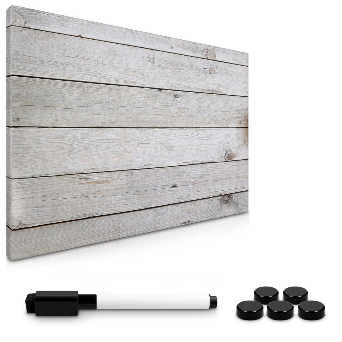 Tafel Magnetpinnwand Memoboard - 60x40 cm abwaschbar mit Halterung