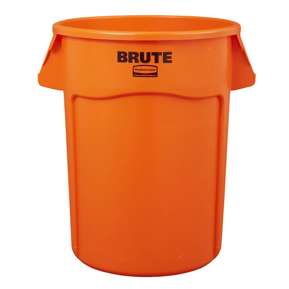 PROREGAL® Mülltrennsystem Brute Mehrzwecktonne 121,1L, Belüftungskanälen, Orange mit