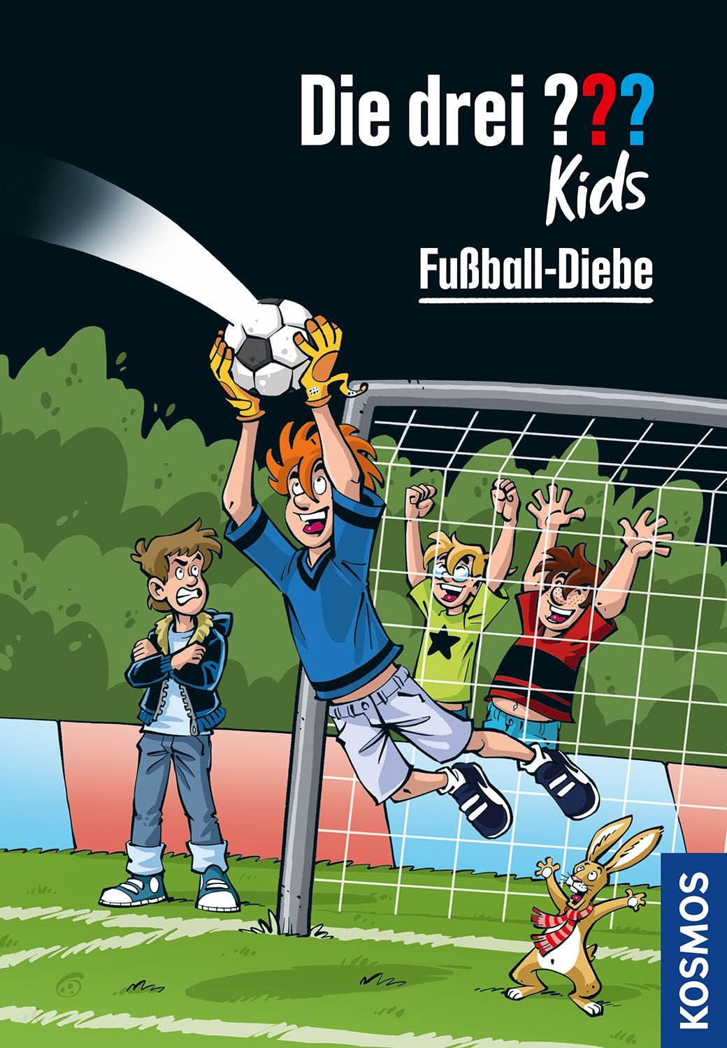 Kinderbuch Die drei ??? Kids, 83, Fußball-Diebe mit Wackelbild-Cover Boris Pfeiffer