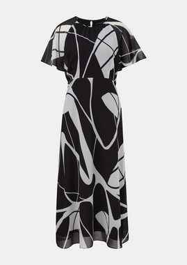 Comma Maxikleid Maxi-Kleid aus Chiffon