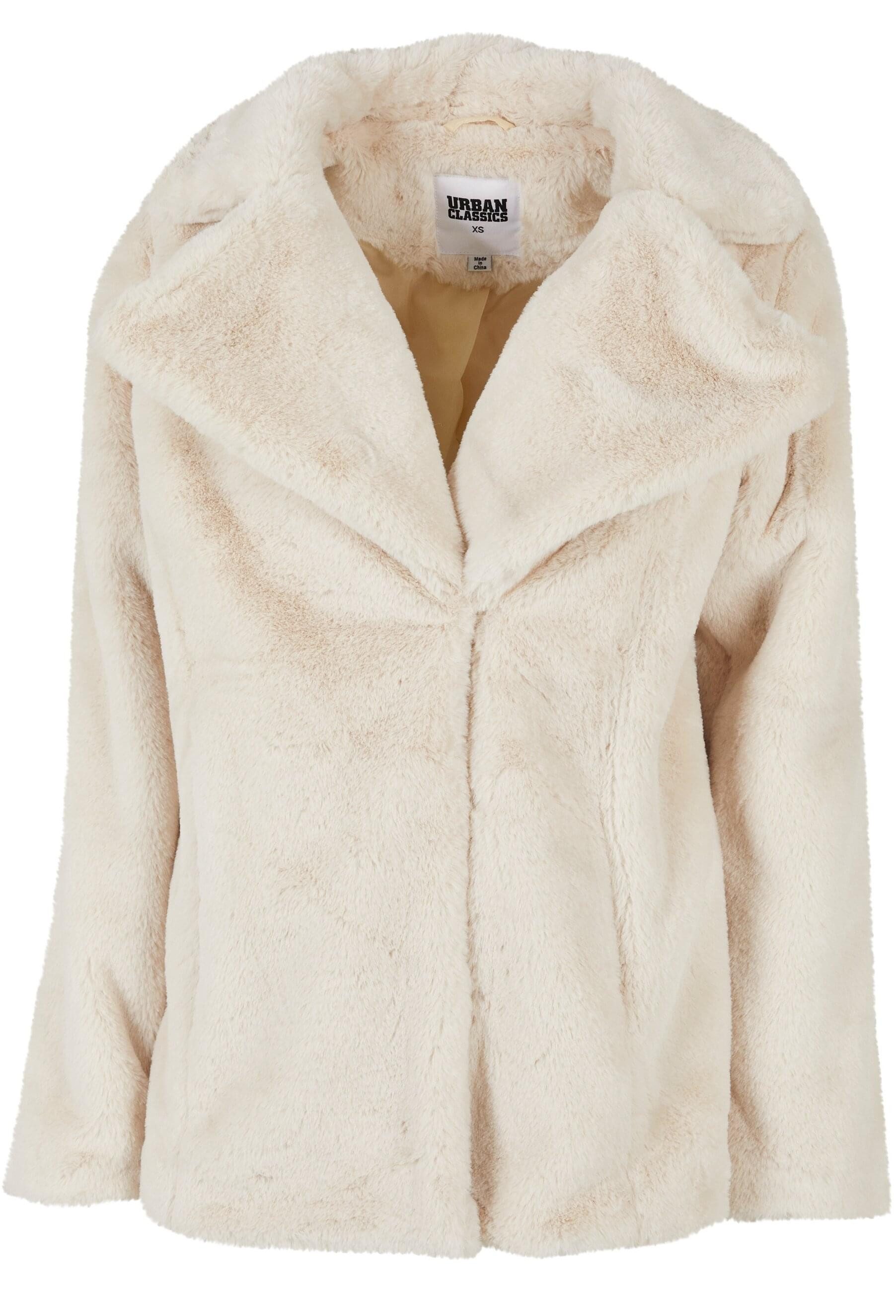 URBAN CLASSICS Winterjacke "Urban Classics Damen Ladies Sherpa Biker Jacket günstig online kaufen