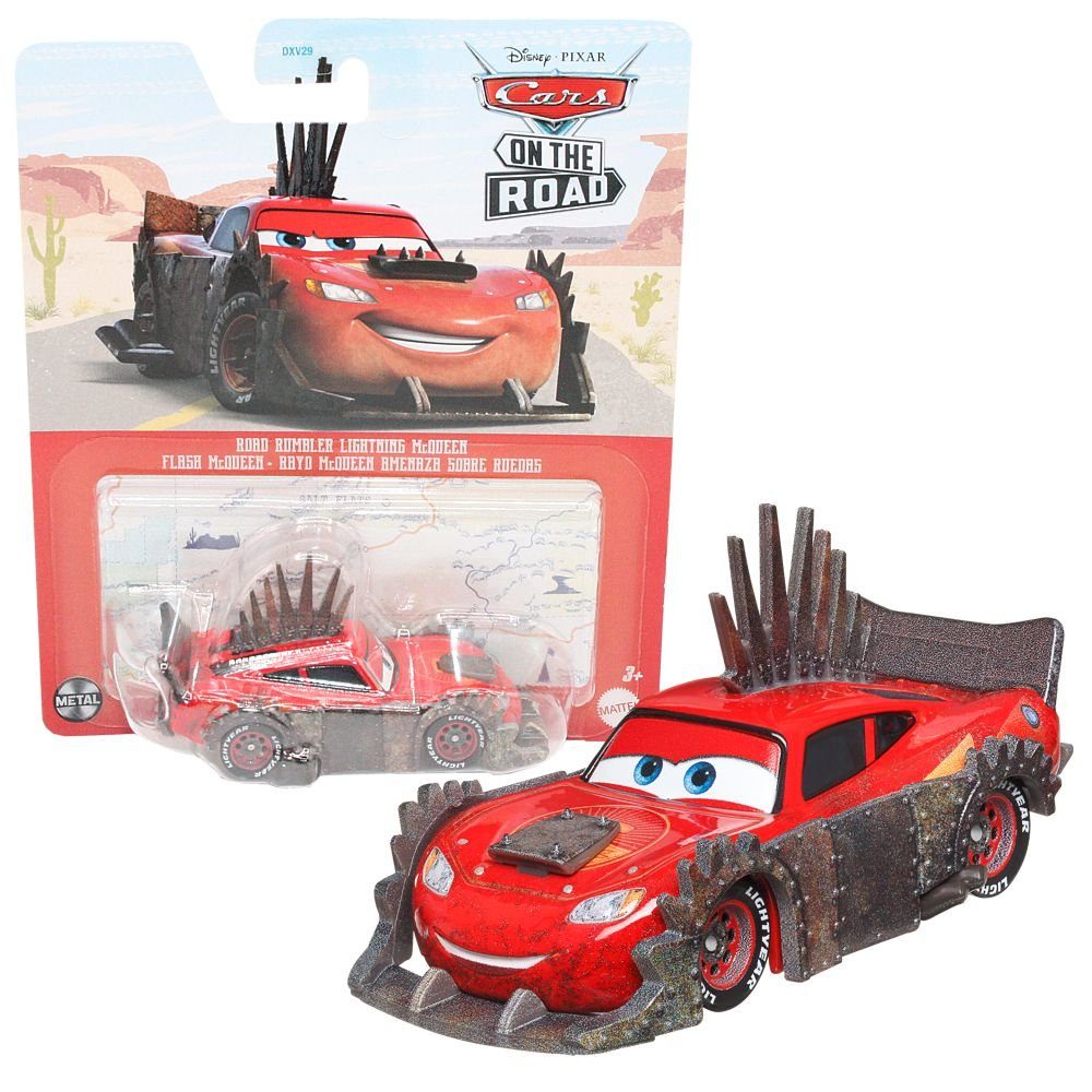 Auto Style Disney 1:55 Lightning Fahrzeuge Mattel Cast Die Road Spielzeug-Rennwagen Disney Rumbler Cars Racing Cars