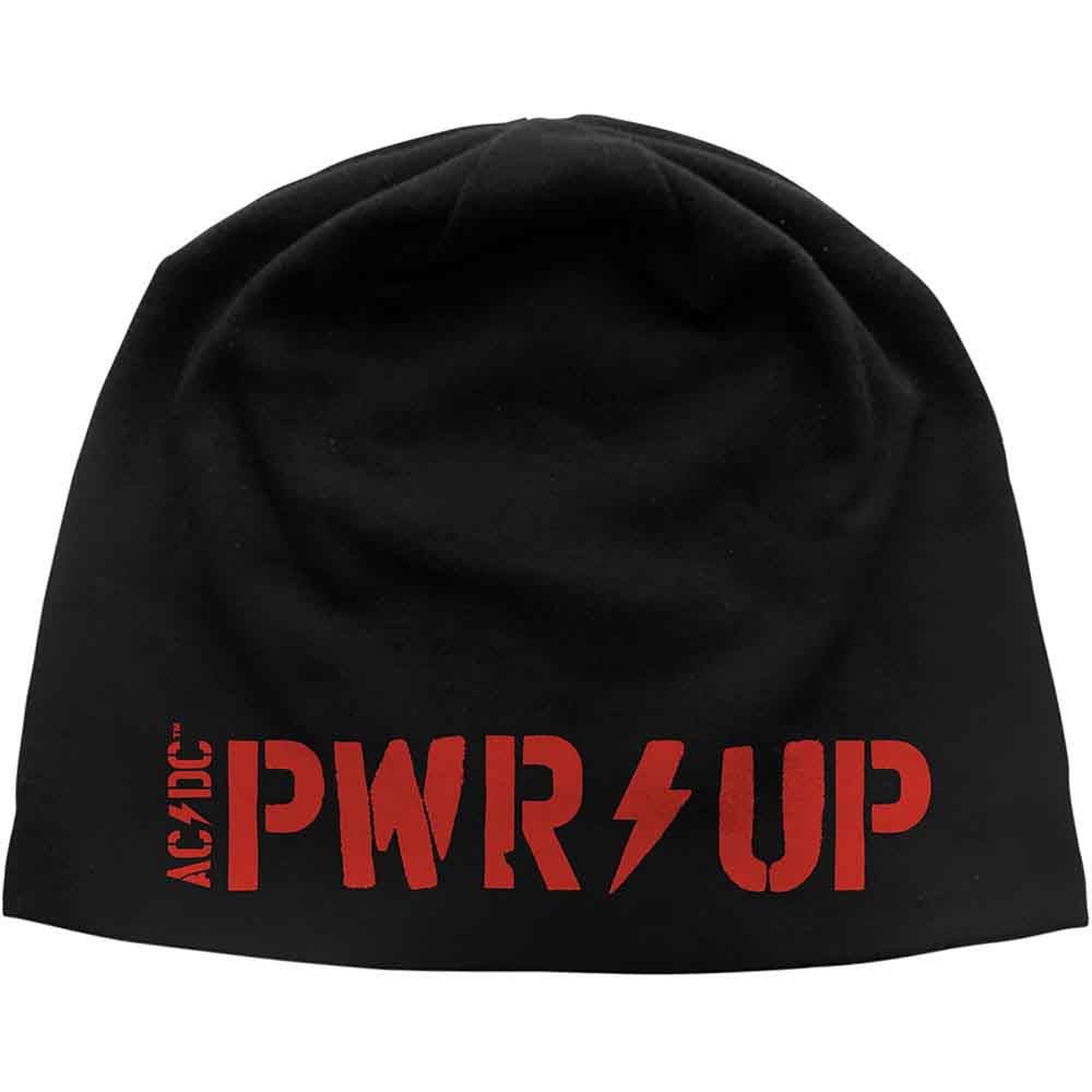 AC/DC Beanie AC/DC PWR UP Band Logo Beanie Mütze Hat Unisex NEU