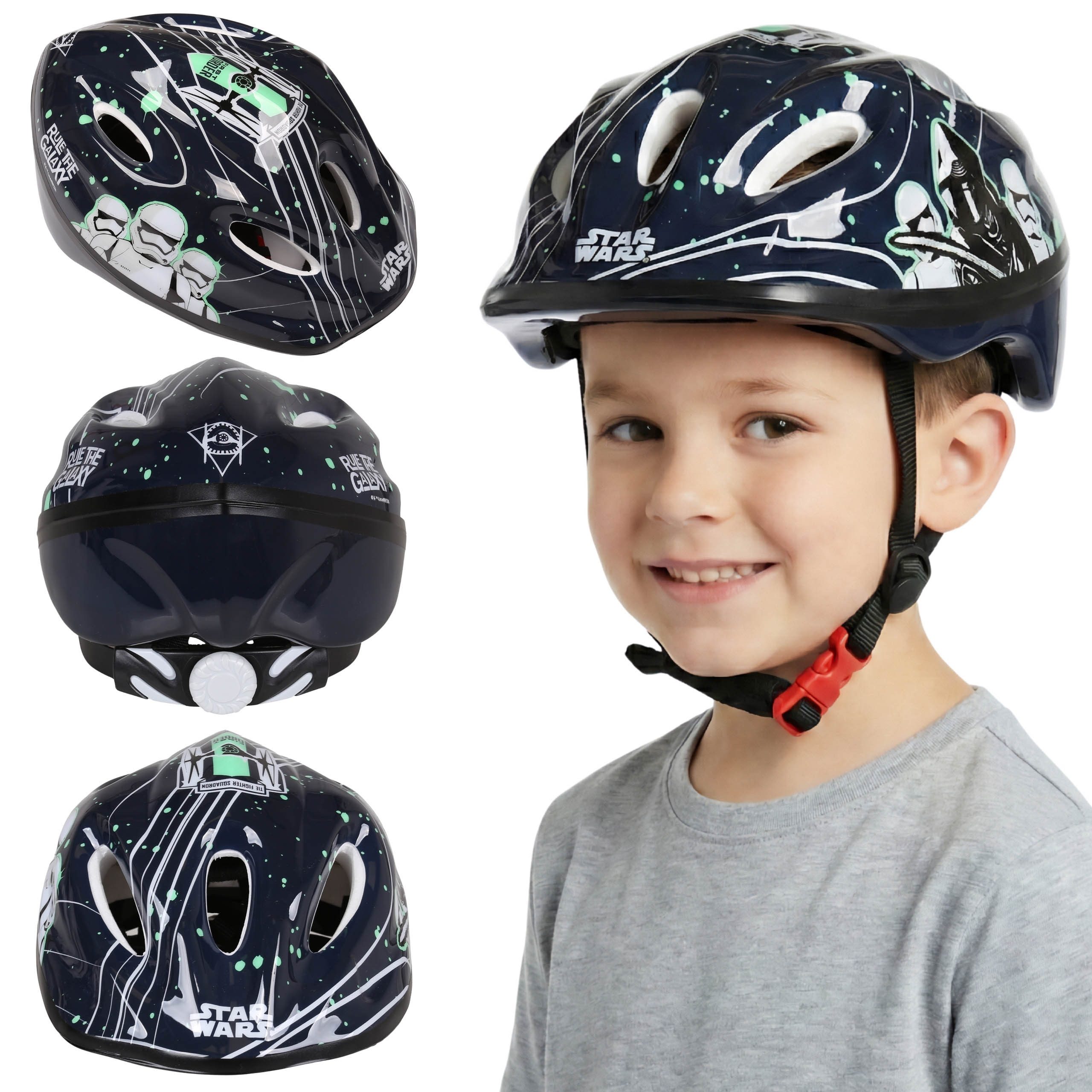 Sarcia.eu Fahrradhelm STAR WARS Stormtrooper Kinderhelm – leicht, verstellbar, 52–56 cm