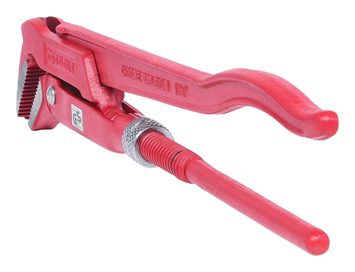 Thumbnail - KS Tools Rohrzange, Eckrohrzange, 45° gewinkelt, 1 1/2"