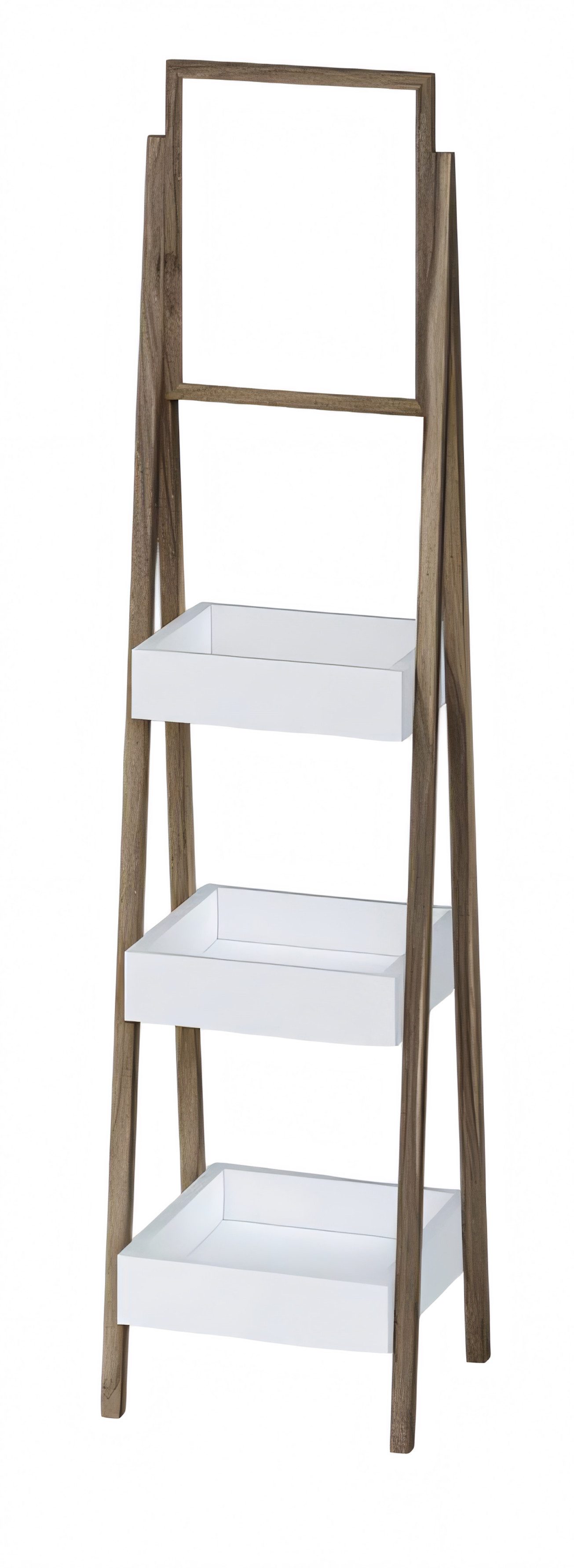 JVmoebel Standregal Holzregal in Braun mit Spiegel – elegantes Design und Funktionalität, 2-tlg., Made in Europe