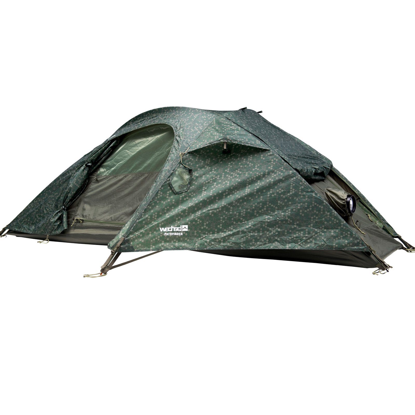 Wechsel Kuppelzelt Trekkingzelt Pathfinder Elements 1 Personen, Geodät Biwak Zelt Alu 2,5 kg