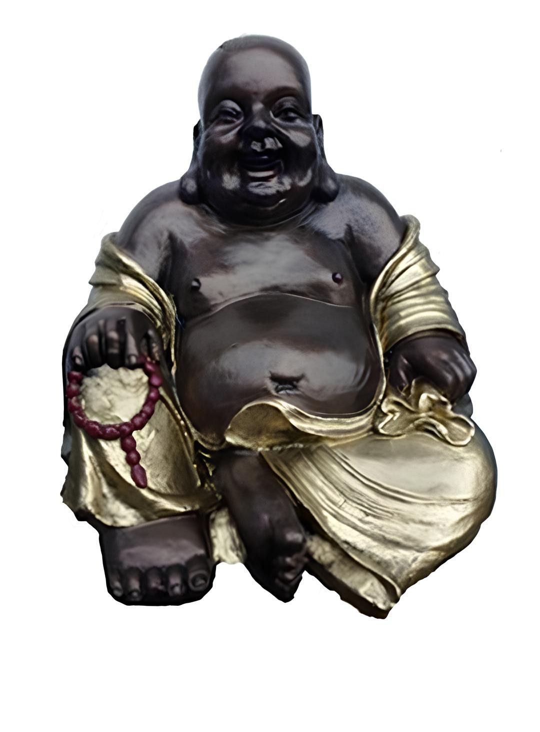 Xlmoebel Buddhafigur Glücks Buddha Figur Statue 40 cm Skulptur Neu (B44), Made in Europa
