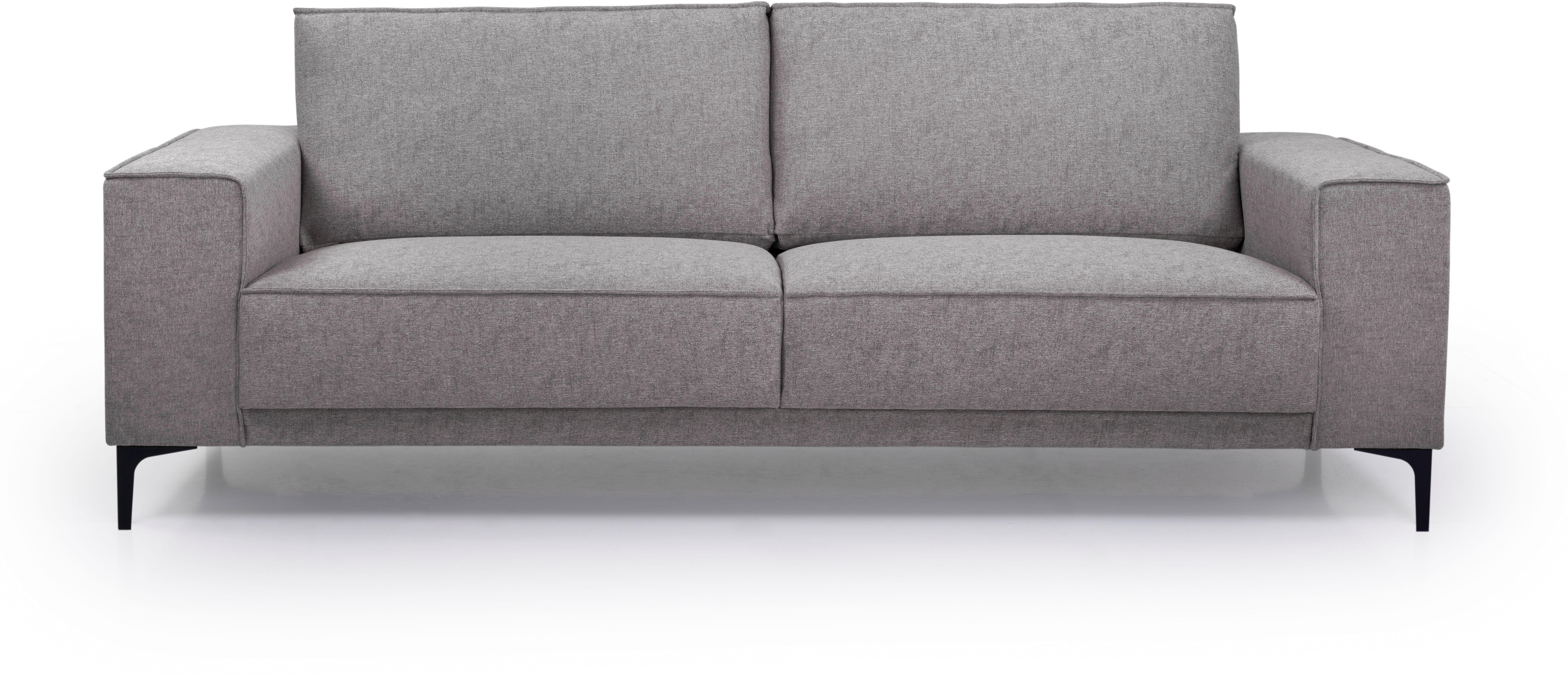 Places of Style 3-Sitzer "3er Sofa Oland, Struktur, Flachgewebe, Luxus-Micr günstig online kaufen