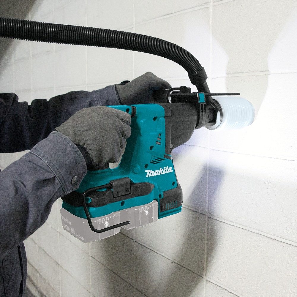 Makita Akku-Kombibohrhammer, max. 980 U/min, Kombihammer 2 x 18V, DHR280ZJ, 28 mm, SDS-PLUS, Ohne Akku in MAKPAC 4