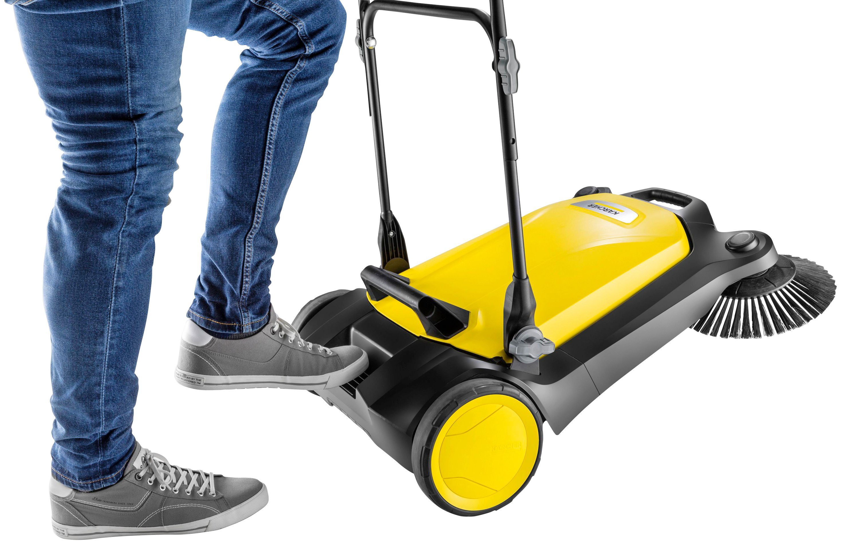 KÄRCHER Handkehrmaschine »S 4 Twin«, 68 cm Arbeitsbreite, mit 2 Seitenbesen – Bild 4 von 5