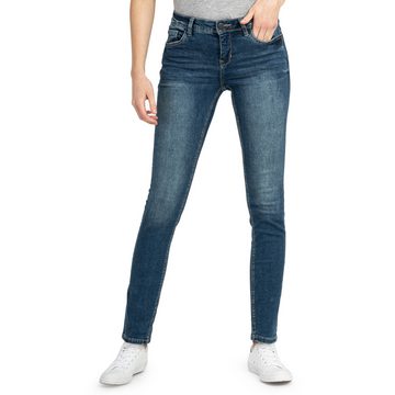 SUBLEVEL Slim-fit-Jeans Damen Jeans Skinny Slim Fit Jeanshose Hose Röhre Denim Stretch