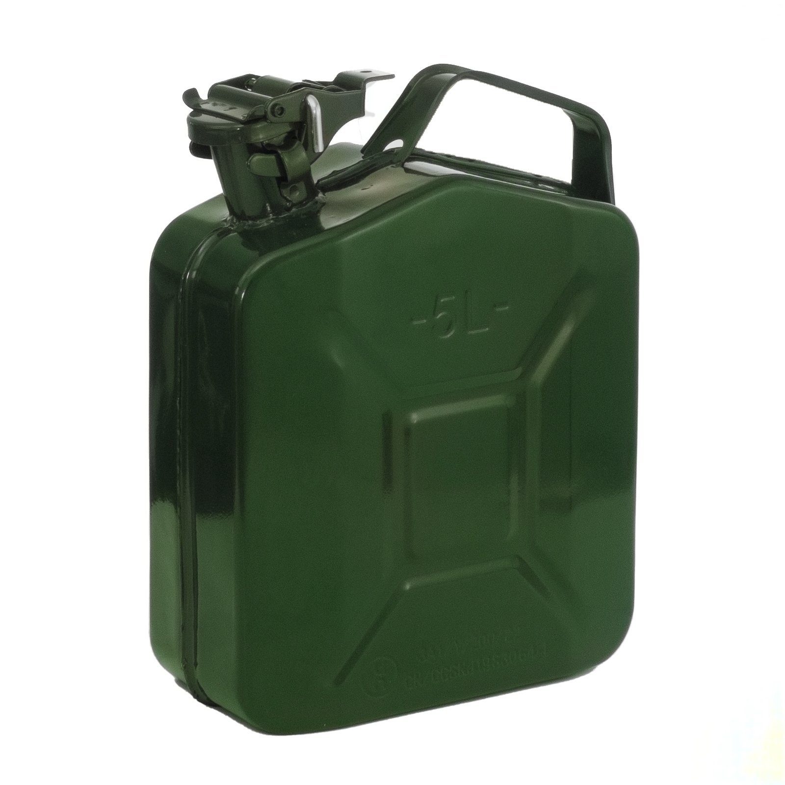 Holmwerk Kanister 3x Kraftstoffkanister Metall 5 Liter oliv grün