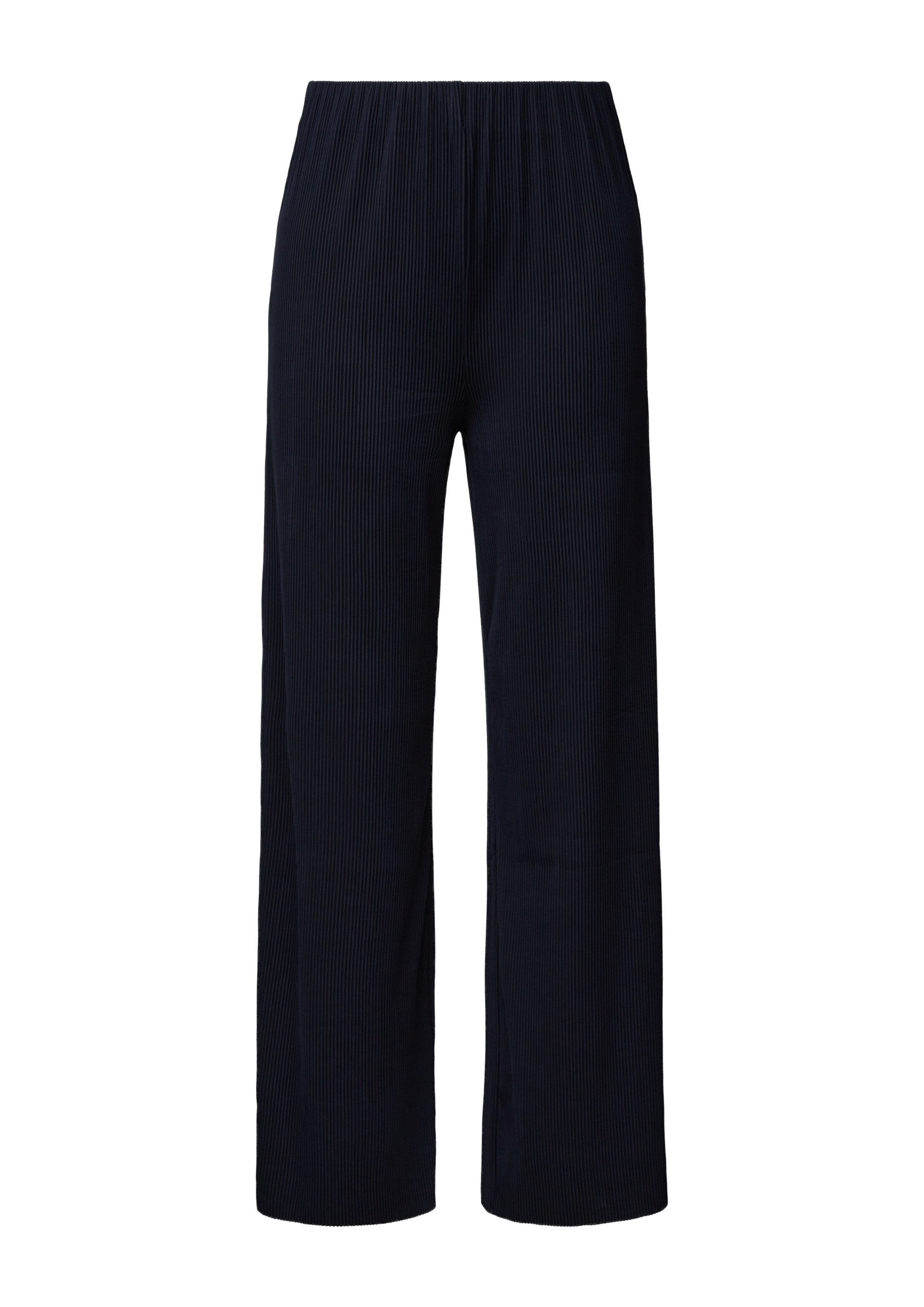 s.Oliver Chinos Hose Regular: Plissierte Hose mit Gummizug günstig online kaufen