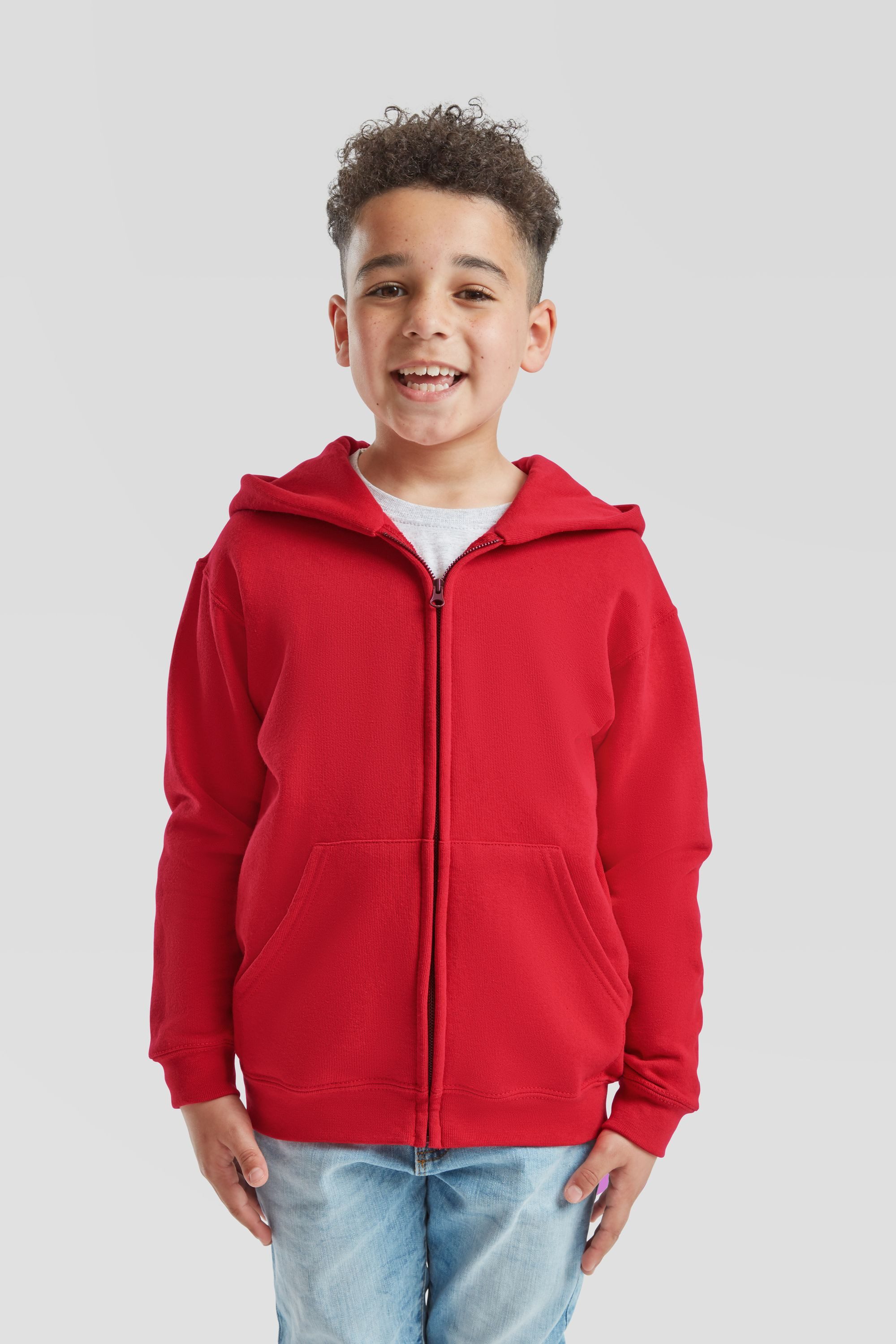 Fruit of the Loom Sweatjacke Classic Hooded Sweat Jacket Kids