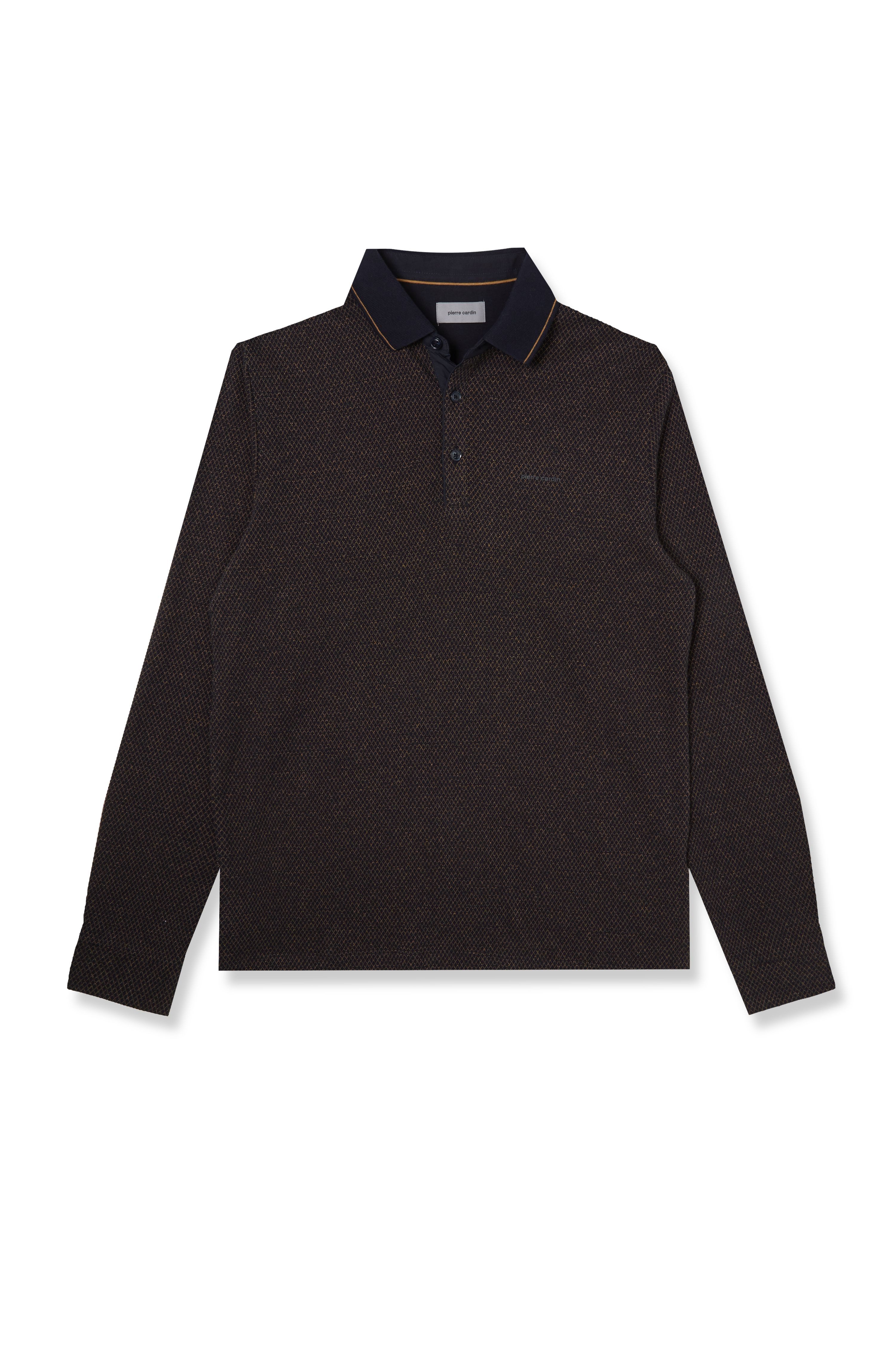 Pierre Cardin Langarm-Poloshirt