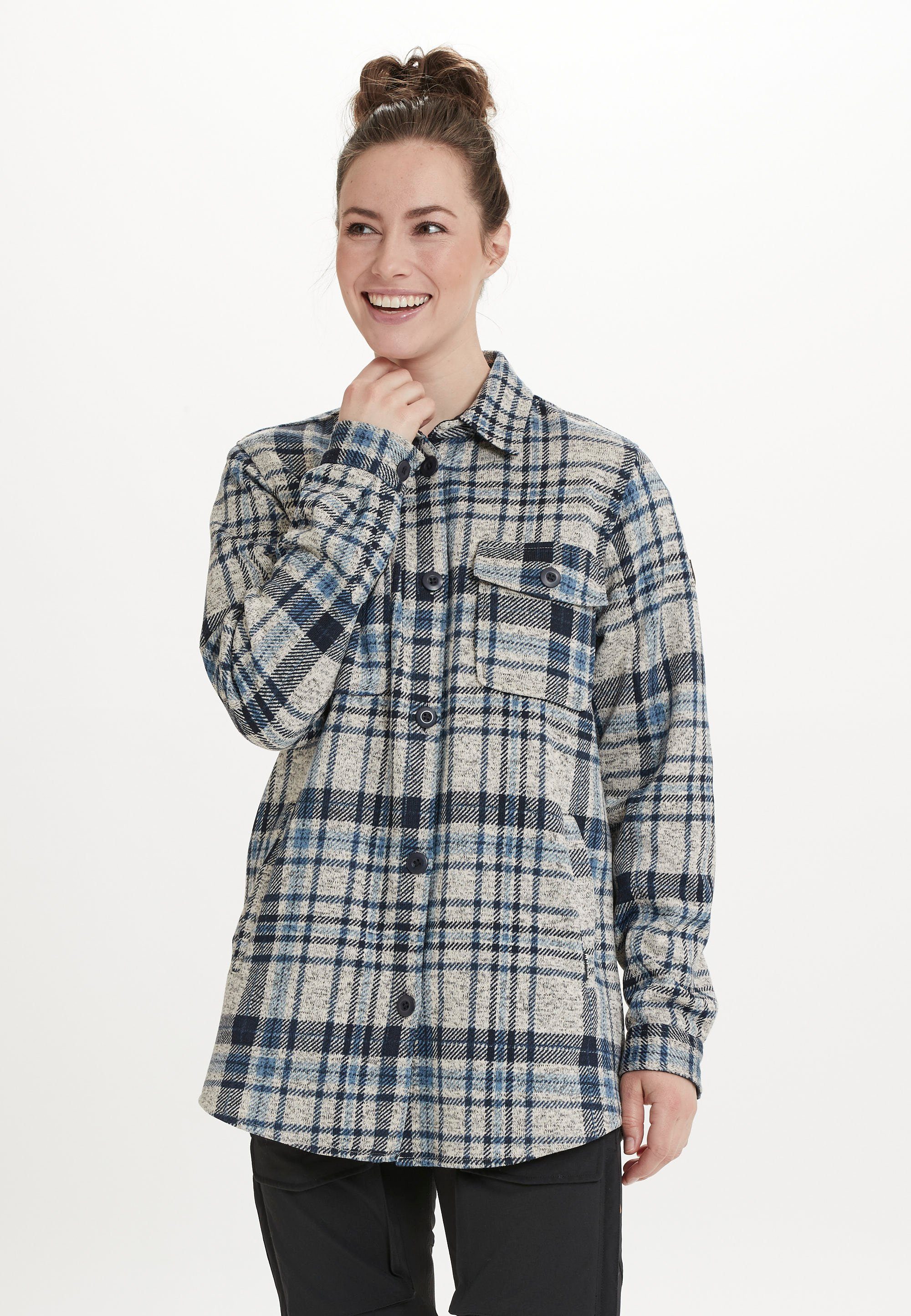 WHISTLER Fleeceshirt "Milly" 1 Stk. tlg. mit tollem Karo-Muster günstig online kaufen