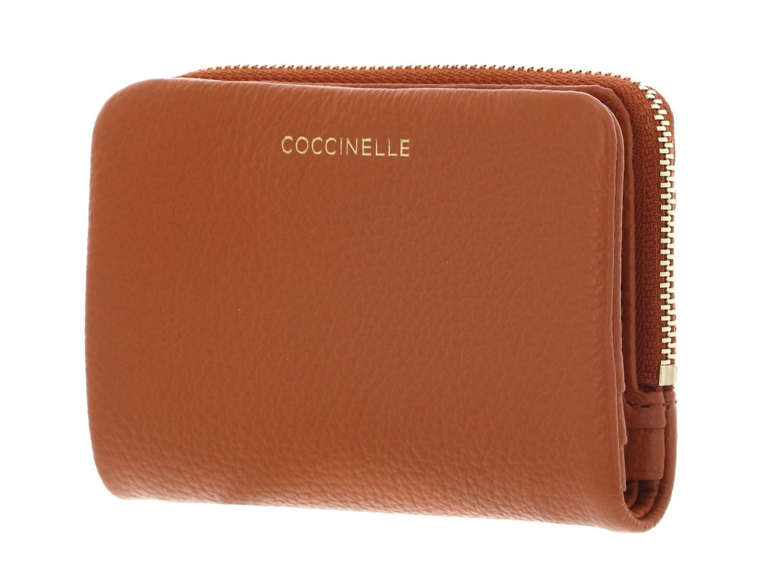 COCCINELLE Geldbörse Wallet, aus echtem Rindsleder mit RFID-Blocker Schutz