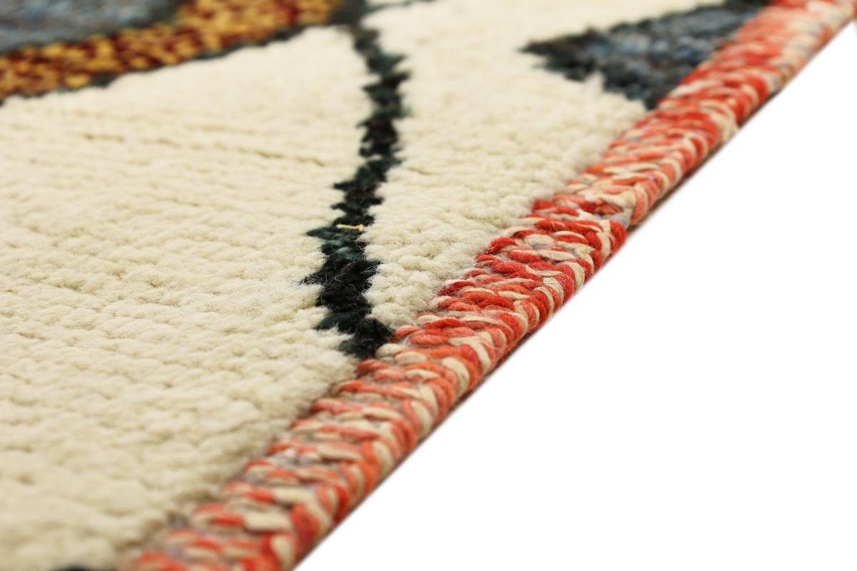 Moderner Maroccan Orientteppich Trading, 181x275 Höhe: Orientteppich, Handgeknüpfter Nain Design 25 mm rechteckig, Berber