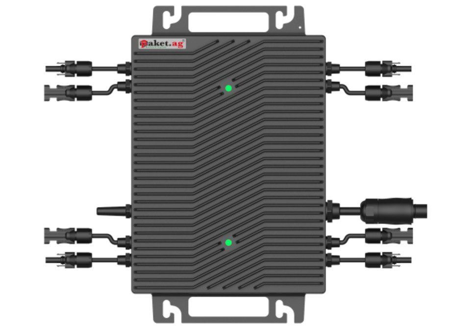 Paket.ag Balkonkraftwerk 1840Watt mit 2000W Wechselrichter & 4,48 kWh Speicher – Plug & Play, (1-St)