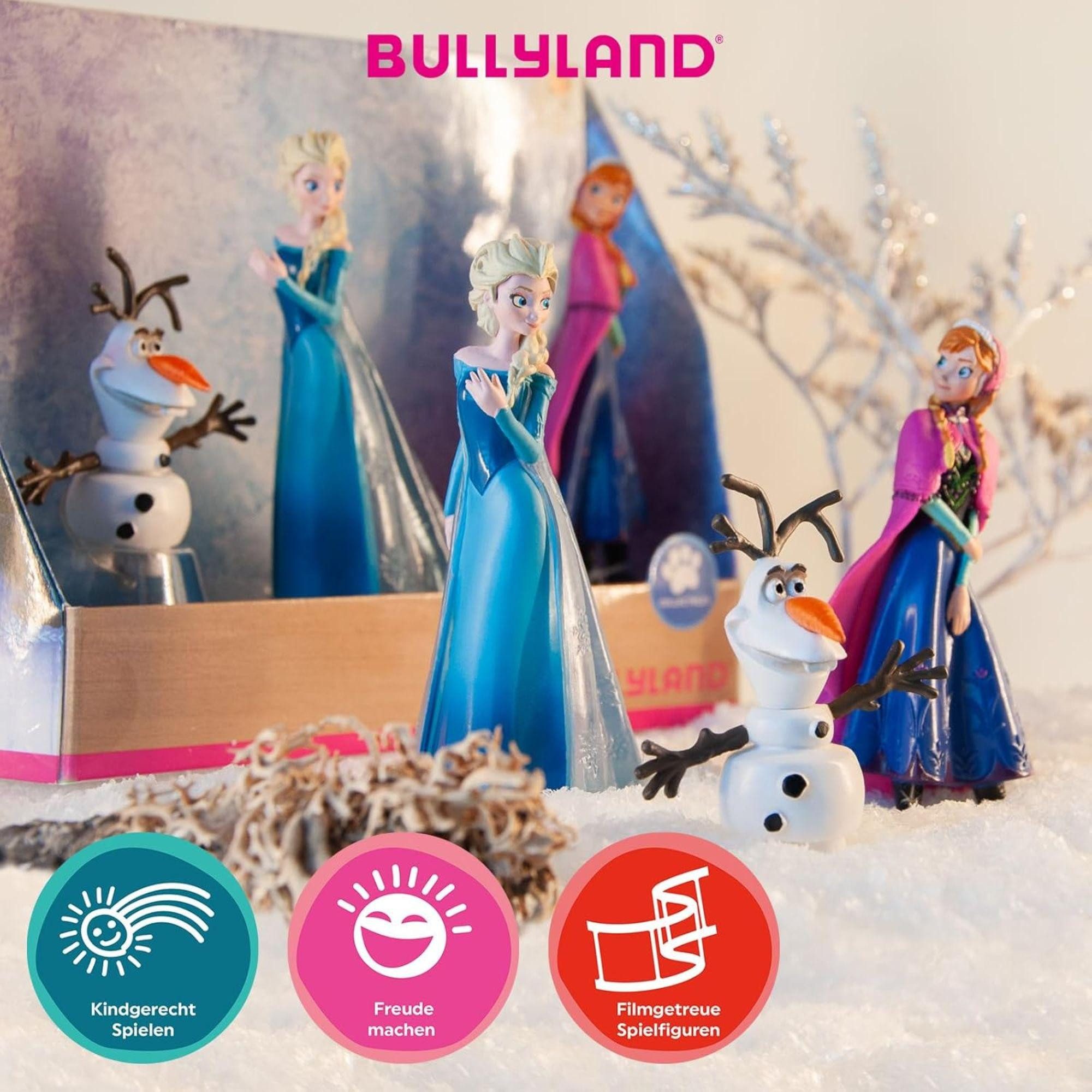 BULLYLAND Spielfigur Anna, Elsa und Olaf (13446) - Die Eiskönigin