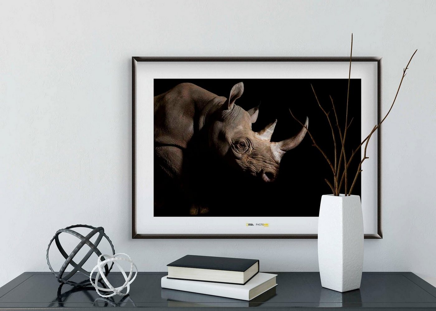 Komar Poster »Black Rhinoceros«, Tiere, Höhe: 30cm-HomeTrends