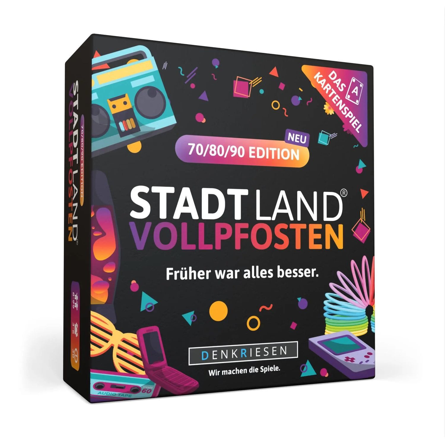 Denkriesen Spiel DENKRIESEN - STADT LAND VOLLPFOSTEN® - Das Kartenspiel - 70/80/90...