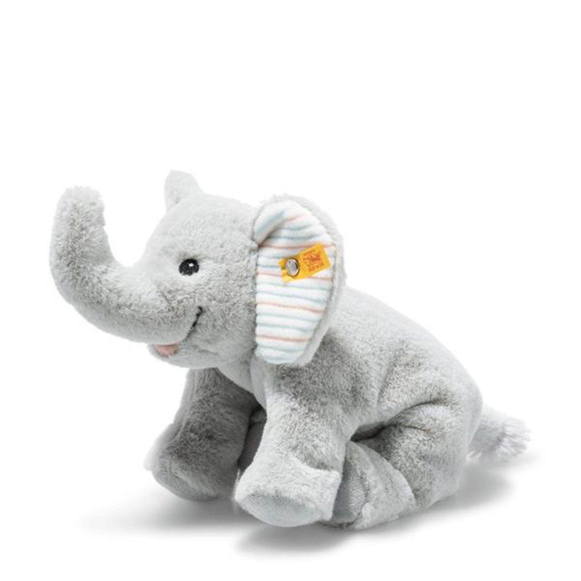 Steiff Kuscheltier Elefant Trampili 20 cm liegend Floppy grau 242656