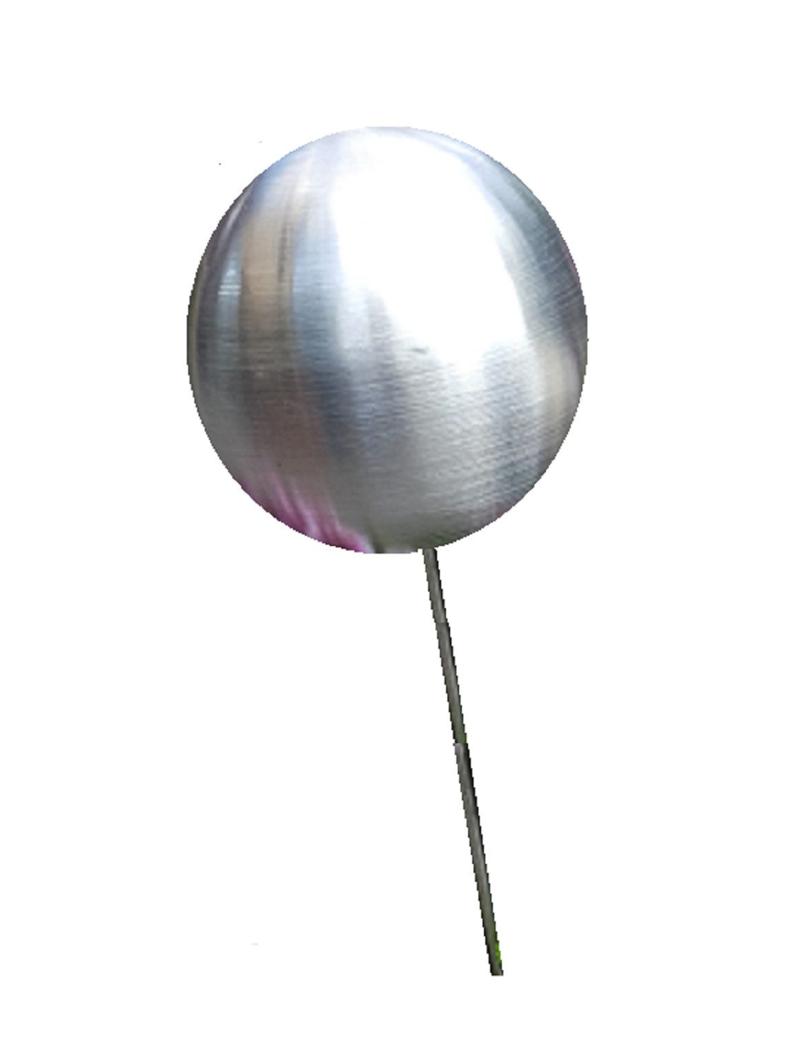 Jürgen Bocker - Gartenambiente Gartenstecker Pflanzstecker 3er Set Edelstahl matt Beetstecker Gartenstecker