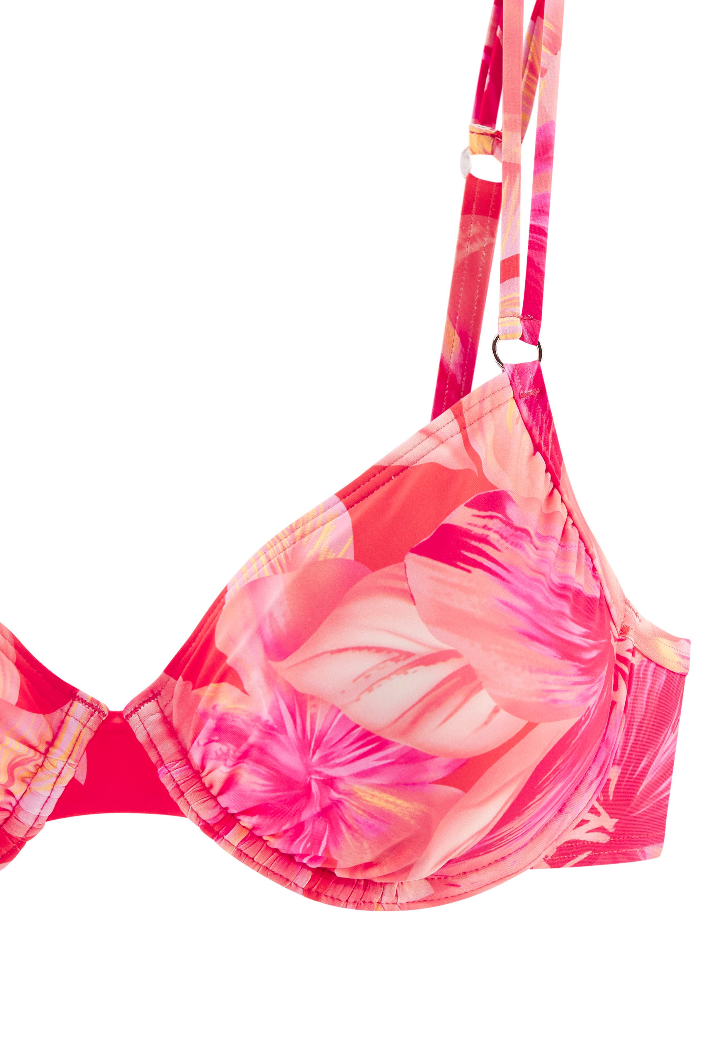 s.Oliver Bügel-Bikini-Top Jayce, mit goldfarbigen Zierringen