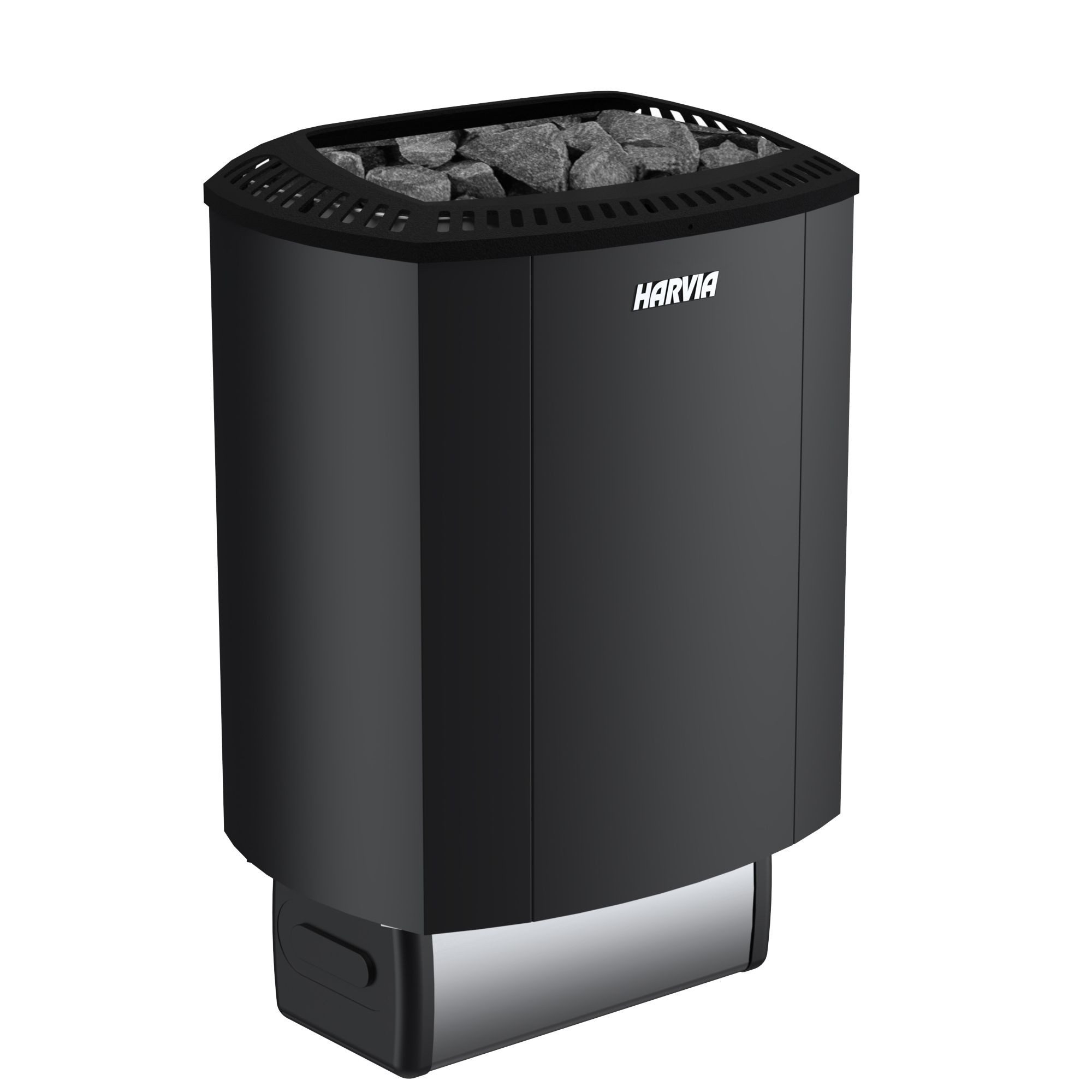 HARVIA Saunaofen Sound M60E Elektro-Saunaofen 6 kW, für separates steuergerät, 6 kW, externe Steuerung, 6-kW-Design-Wandofen für 5–8 m³, für externe Steuerung