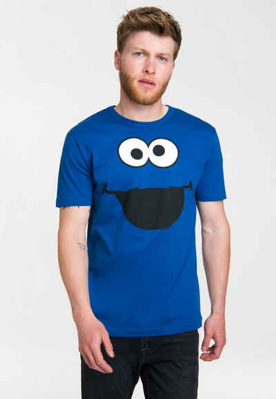 LOGOSHIRT T-Shirt Krümelmonster - Cookie Monster mit süßem Print