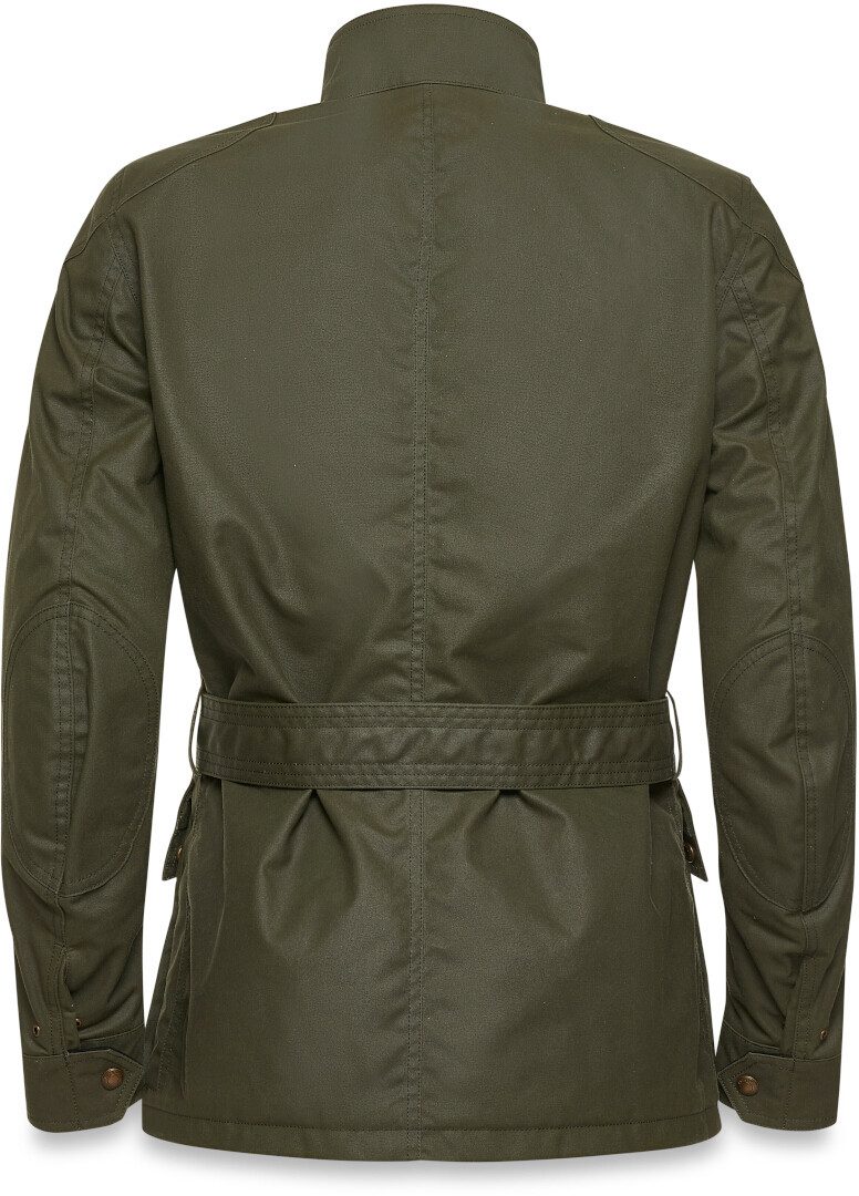 Belstaff Motorradjacke Trialmaster wasserdichte Damen Motorrad Wachsjacke Ellenbogenprotektoren enthalten,Schulterprotektoren enthalten,was