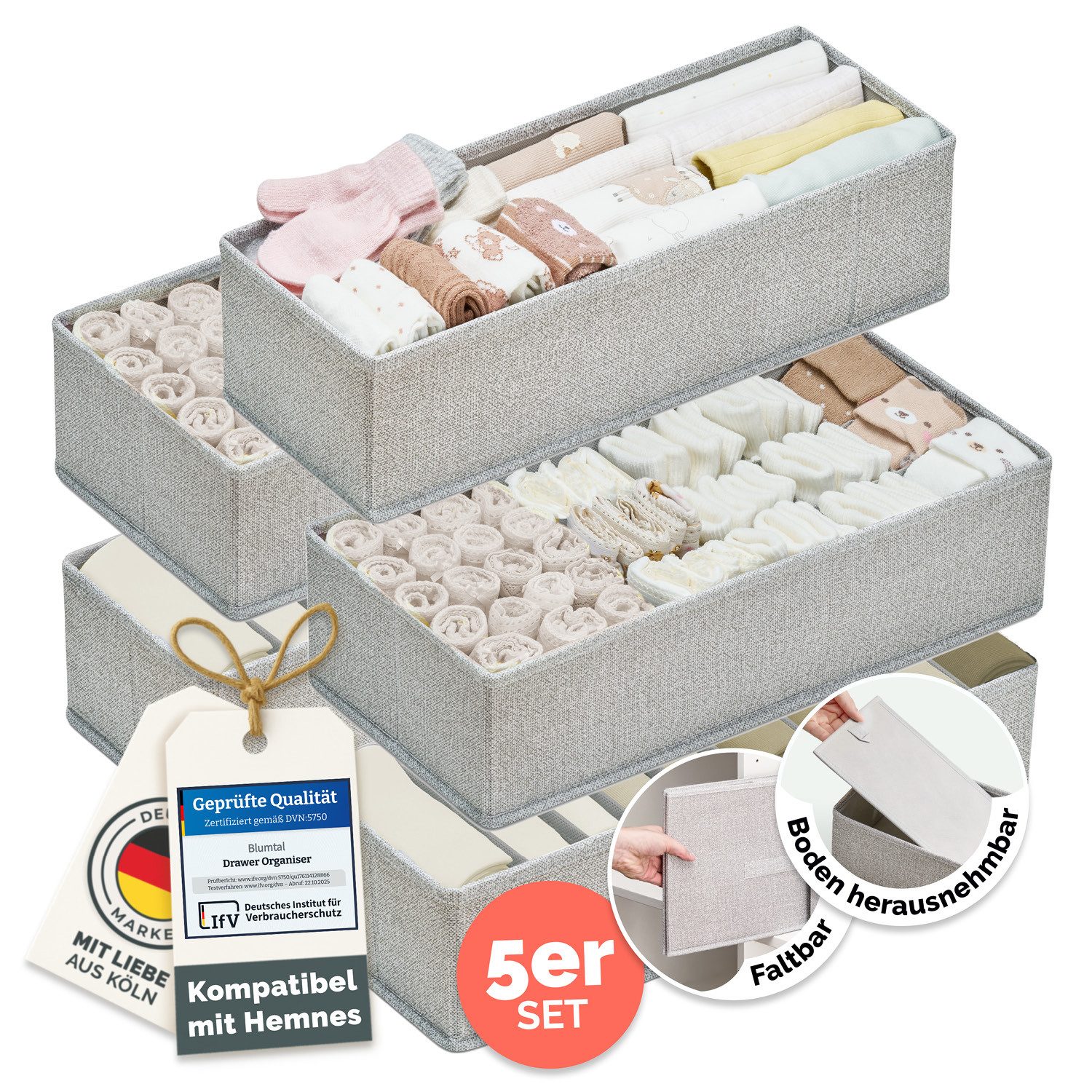 Blumtal Faltbox HEMNES, MALM, PAX Organizer Ordnungssystem Kleiderschrank ( günstig online kaufen