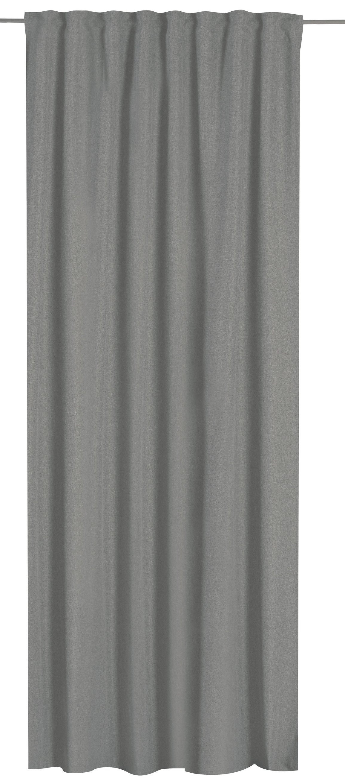 ELBERSDRUCKE Vorhang Verdunklungsgardine verdeckte Schlaufen Sundown grau 255 x 135 cm (1 St), Multifunktionsband, verdunkelnd, Polyester, einfarbig, modern, wärmeisolierend