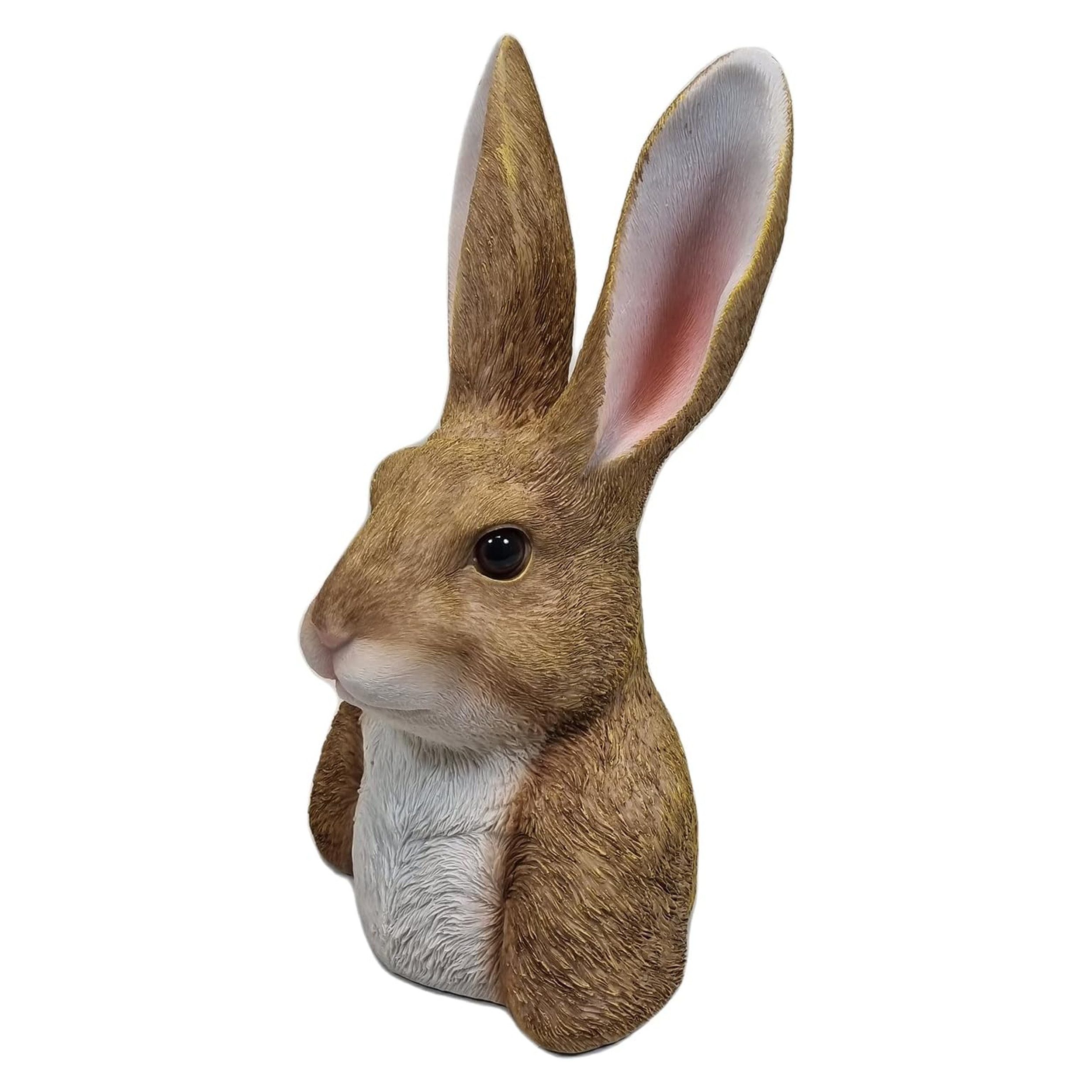 Fachhandel Plus Osterhase Dekofigur Hasenbüste Anton – Feldhase Kaninchen Tierfigur (1 St), als charmante Osterdekoration