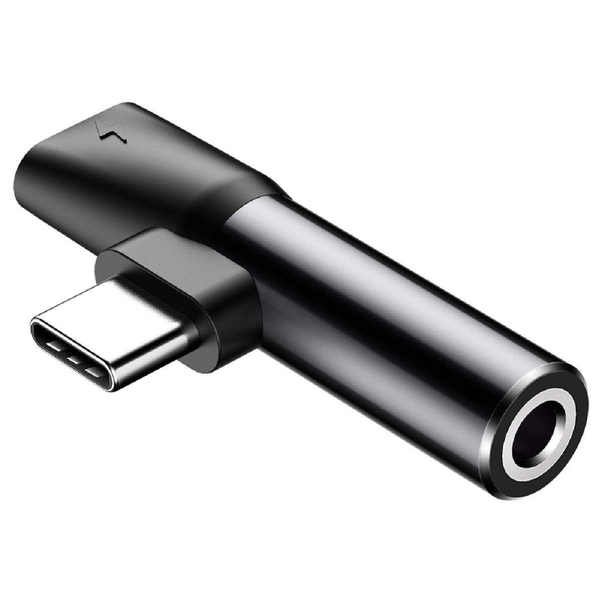 Audio Converter L41 Adapter von USB-C auf USB-C-Anschluss + 3,5-mm-Aux Audio-Adapter