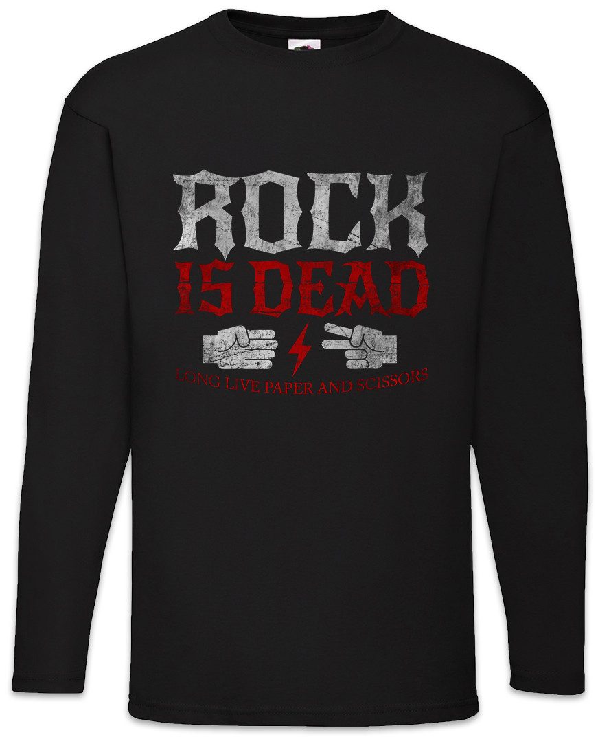 Langarmshirt Rock is Dead Long Live II Langarm T-Shirt And Roll Punk Music Musician