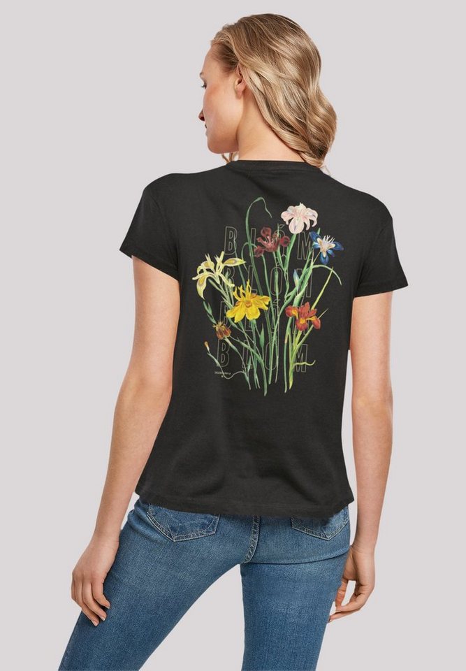 F4NT4STIC T-Shirt Blóm Blumenstrauss Print, Fällt weit aus, bitte eine  Größe kleiner bestellen