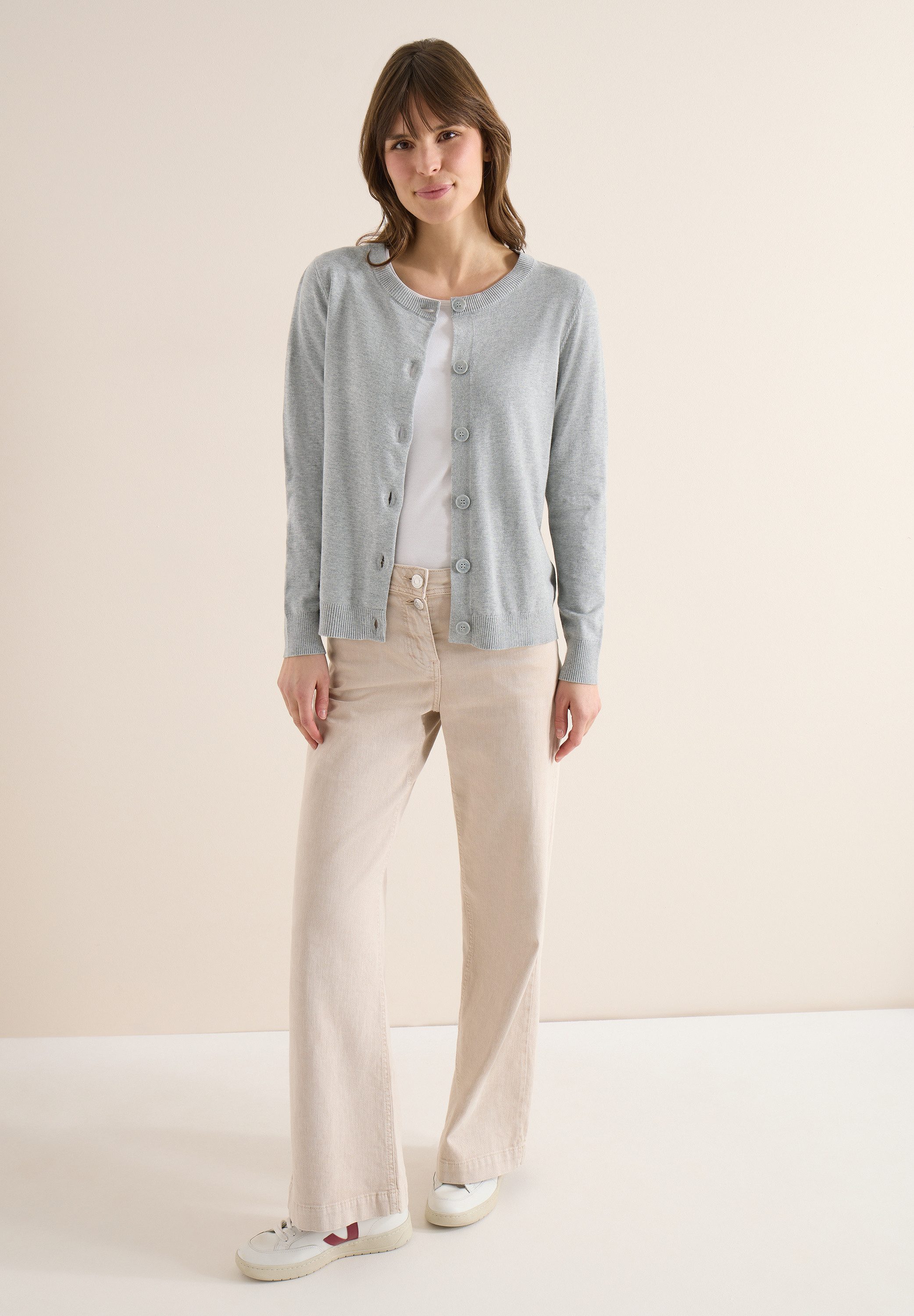CECIL Cardigan mit Rundhalsausschnitt